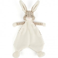 Doudou plat bébé lapin beige - Cordy Roy - Jellycat