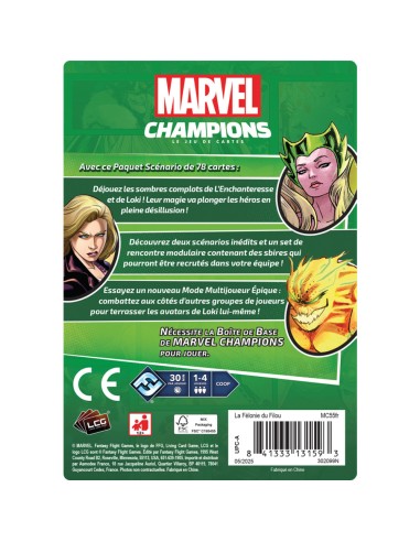 Marvel Champions - extension La Félonie du Filou - Scénario - Fantasy Flight Games