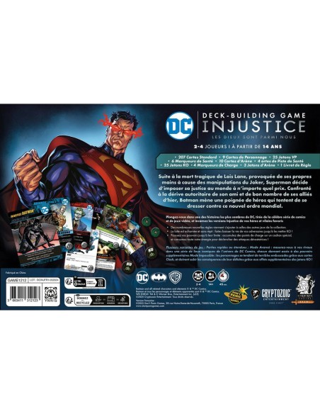 Dc Comics Deck-building Game : Injustice - Don't Panic Games