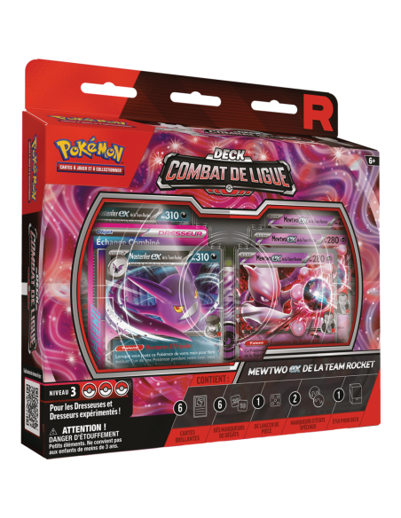 : Deck Combat de Ligue Mewtwo‑ex de la Team Rocket - Pokemon - Jeux de cartes - Pokémon