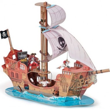 Figurine Bateau de pirate - Papo