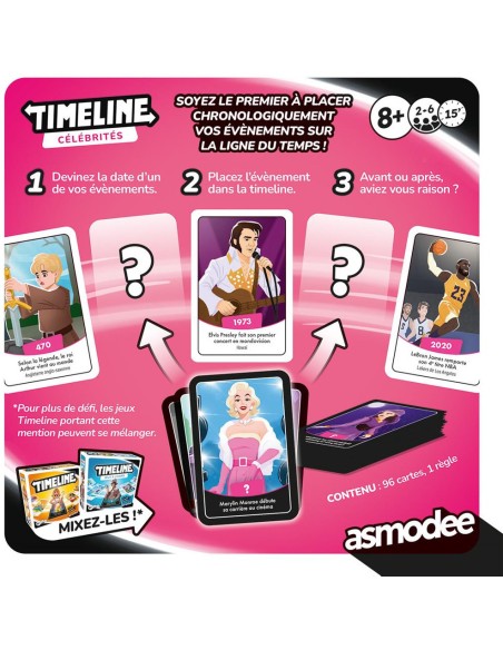 Timeline Célébrités - Asmodée - Jeux de société - Asmodee
