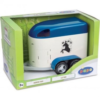 Van pour 4x4 bleu et blanc - Papo