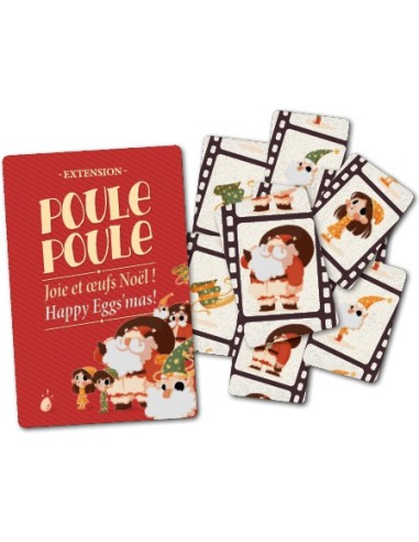 Poule Poule - Extension: Joie et Oeufs Noël - Jeux de société - Oka Luda Editions - Oka Luda éditions