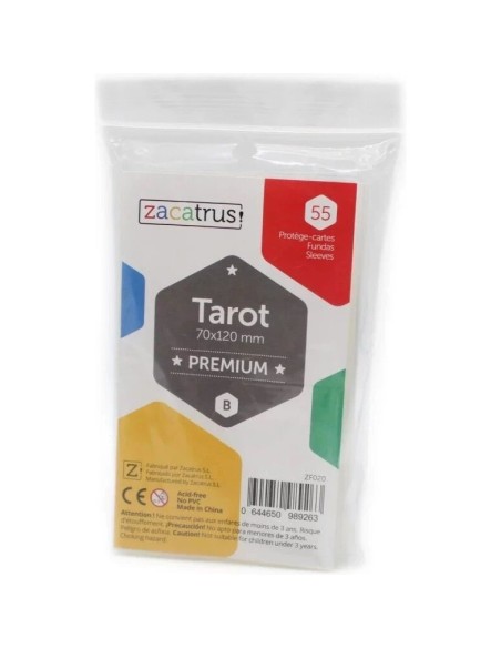 Protège-cartes Zacatrus Tarot Premium - 70x120mm - Zacatrus - Accessoires - Gigamic