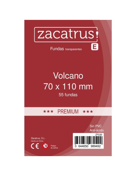 Protège-cartes Zacatrus Volcano premium - 70 mm x 110 mm - Zacatrus - Accessoires - Gigamic