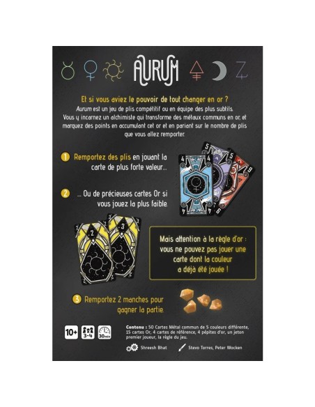 Aurum - Un jeu Pandasaurus Games - Gigamic