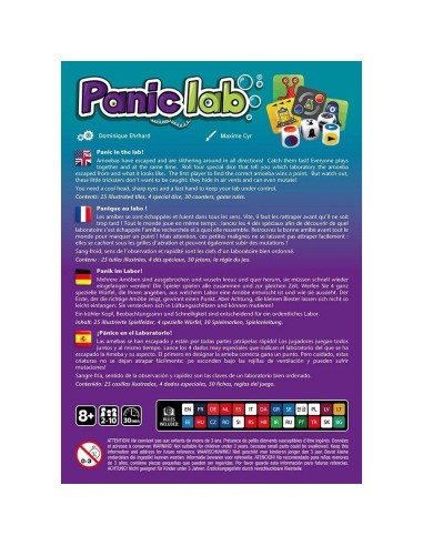 Panic Lab - Jeu de société - Gigamic