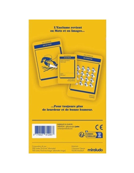 L'Enclume- Mots & Images - Miraludo - Jeux de société - Gigamic