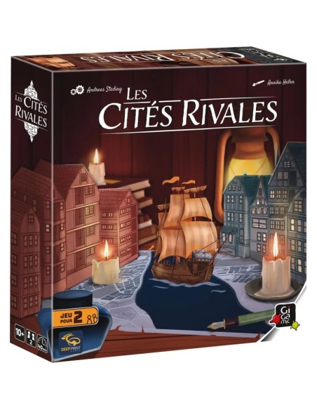 Les Cités Rivales - Deep Print Games - Jeux de société - Gigamic