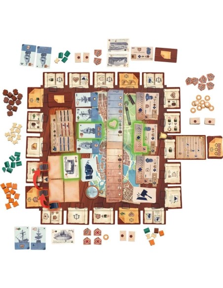 Les Cités Rivales - Deep Print Games - Jeux de société - Gigamic