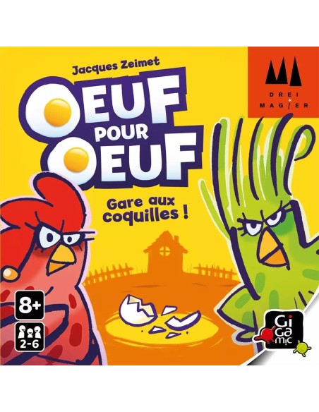 Œuf pour Œuf - Drei Magier Spiele - Jeux de société - Gigamic