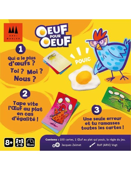 Œuf pour Œuf - Drei Magier Spiele - Jeux de société - Gigamic