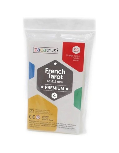 Protège-cartes Zacatrus French Tarot Premium - 61x112mm - Zacatrus - Accessoires - Gigamic