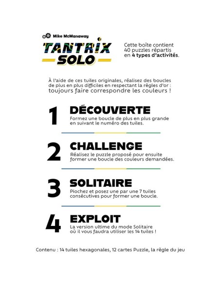 Tantrix Solo - Jeux de société - Gigamic