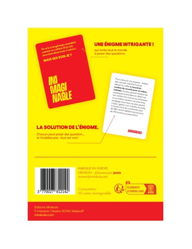 Inimaginable - Jeux de société - Gigamic