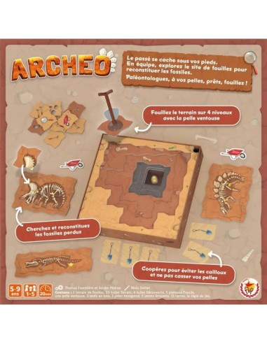 Archeo - Jeu de Société - Dès 5 Ans - Gigamic