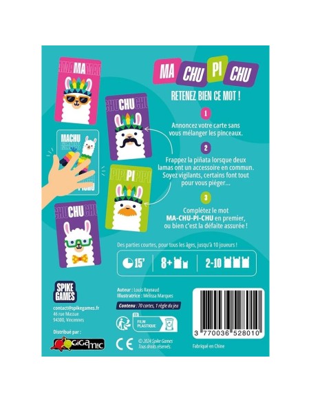 Machu Pichu - Jeu de Société - Jeu de Cartes - Gigamic