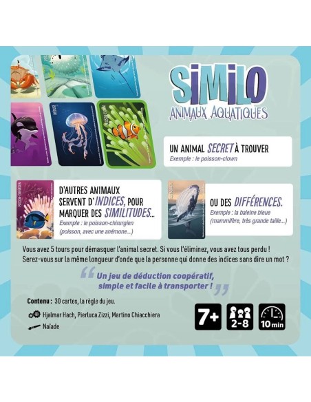 Similo Animaux Aquatiques - Jeu de Société - Gigamic