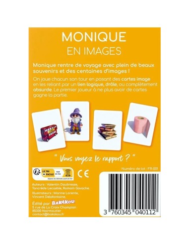 Monique en Images - Bakakou - Jeux de société - Gigamic