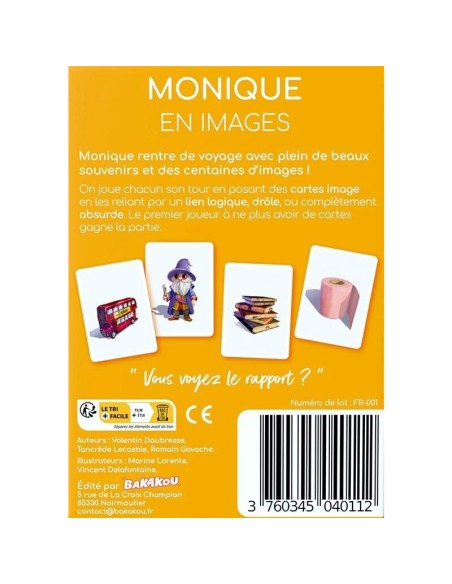 Monique en Images - Bakakou - Jeux de société - Gigamic