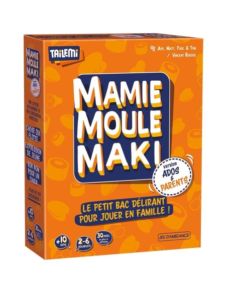 Mamie Moule Maki - Version Ados & Parents - Tailemi - Jeux de société - Gigamic