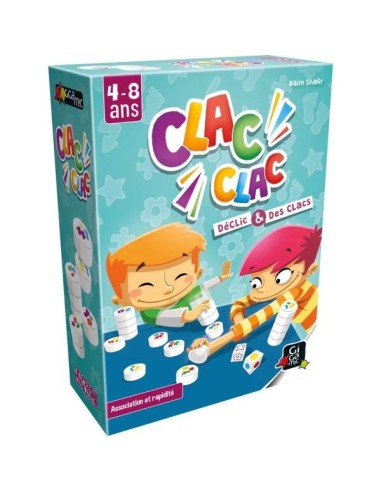 Clac Clac - Jeu de société en famille dès 4 ans - Gigamic