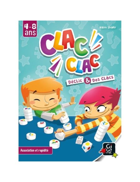 Clac Clac - Jeu de société en famille dès 4 ans - Gigamic