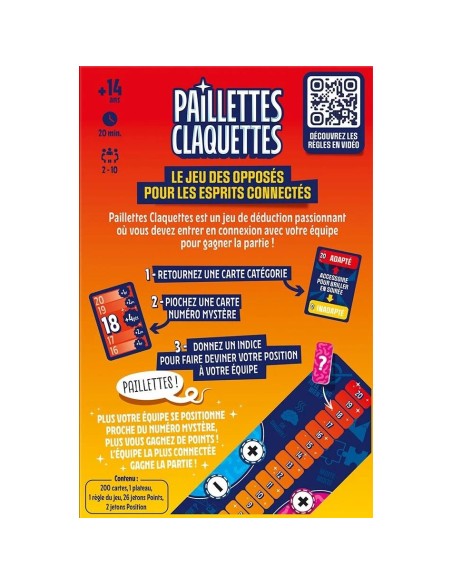 Paillettes Claquettes - Tailemi - Jeux de société - Gigamic
