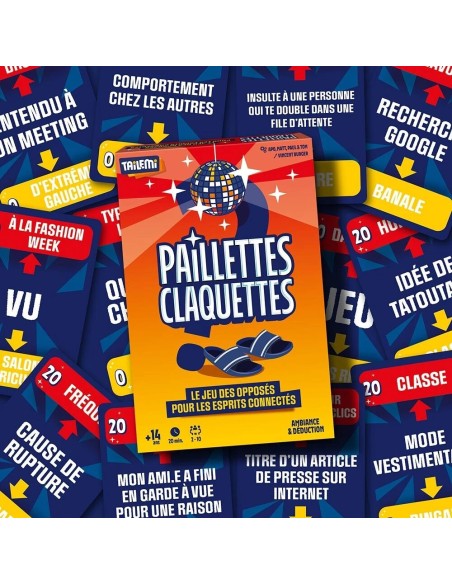 Paillettes Claquettes - Tailemi - Jeux de société - Gigamic