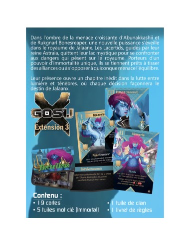 Gosu X - Extension Astraia, Queen of the Lacertids - Sorry we are French - Jeux de société - Gigamic