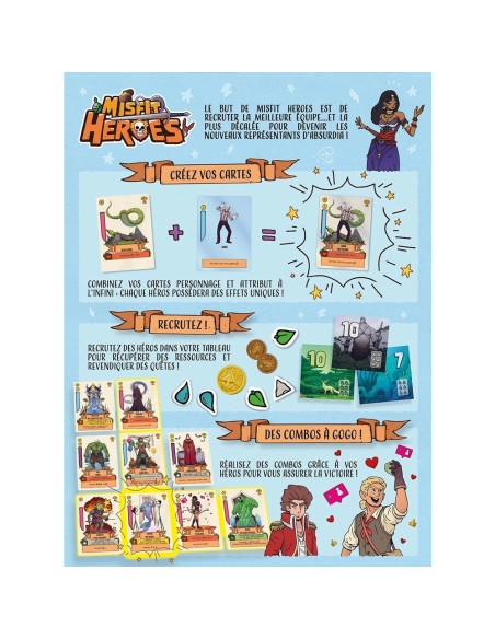 Misfit Heroes - Jeux de société - Gigamic