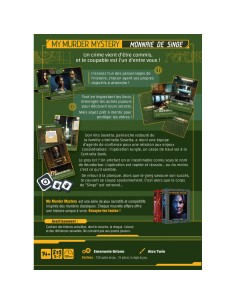My Murder Mystery - Monnaie de Singe - Horrible Games - Jeux de société - Gigamic 2