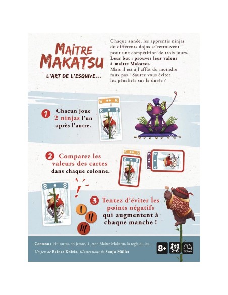 Maître Makatsu - Amigo - Jeux de société - Gigamic