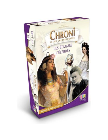 Chroni – Les Femmes Célèbres - Jeu de société - On the Go Edition - On The Go Editions