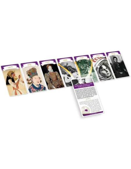 Chroni – Les Femmes Célèbres - Jeu de société - On the Go Edition - On The Go Editions