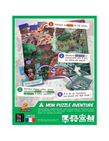 Terre Ocre - Mon Puzzle Aventure - Jeu Enfants dès 5 ans - Game Flow