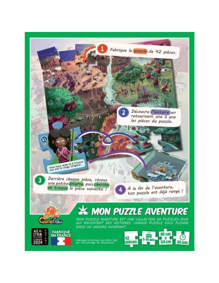 Terre Ocre - Mon Puzzle Aventure - Jeu Enfants dès 5 ans - Game Flow
