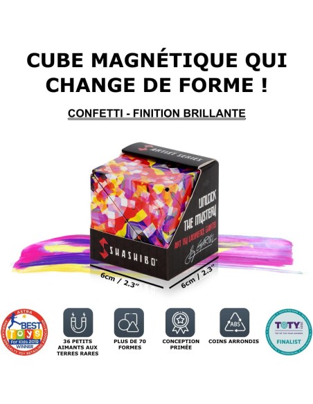 Shashibo Confetti - Fun In Motion Toys