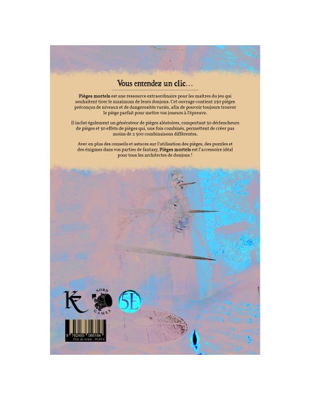 Pièges Mortels - Jeux de rôle - Kobold Erudit