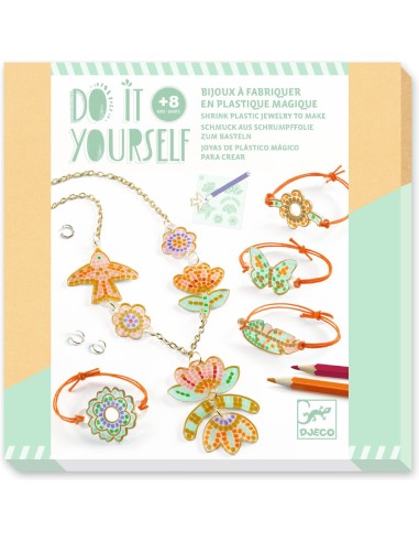 Plume et lotus - Do it yourself - Plastique magique - Djeco