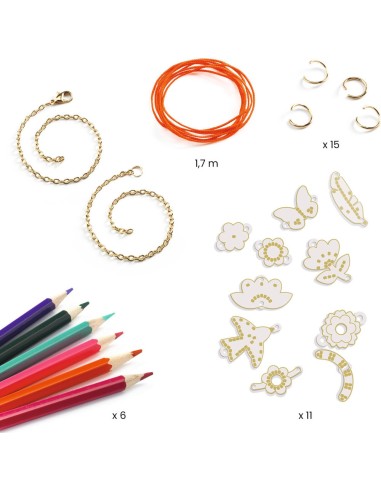 Plume et lotus - Do it yourself - Plastique magique - Djeco