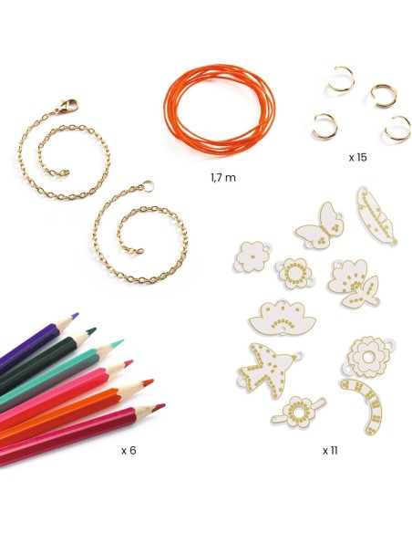 Plume et lotus - Do it yourself - Plastique magique - Djeco