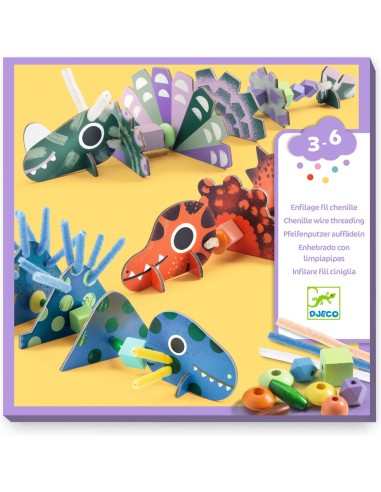 Coffret Enfilage Enfilage - Terribles dinos - Djeco