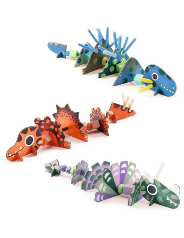 Coffret Enfilage Enfilage - Terribles dinos - Djeco