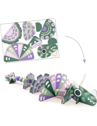 Coffret Enfilage Enfilage - Terribles dinos - Djeco