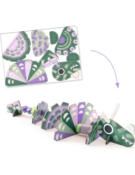 Coffret Enfilage Enfilage - Terribles dinos - Djeco