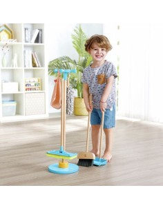 Support pour balais et set de nettoyage - Hape 2