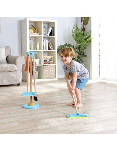 Support pour balais et set de nettoyage - Hape
