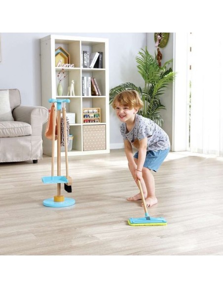 Support pour balais et set de nettoyage - Hape